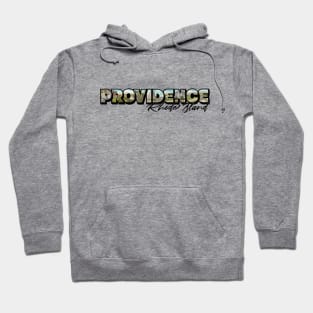 Providence Rhode Island Big Letter Hoodie